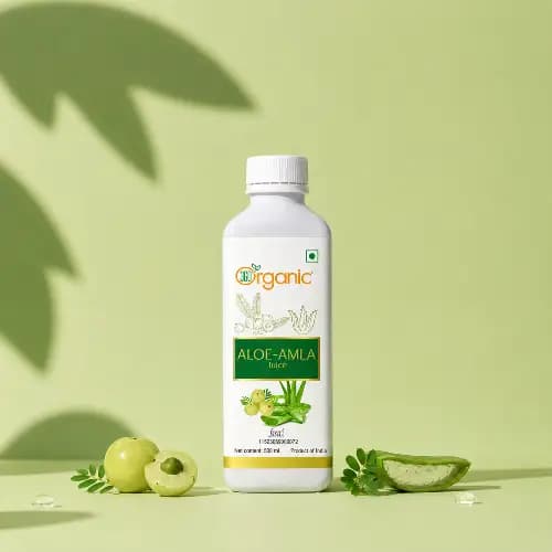 360° Organic Aloevera Amla Juice (500ml)