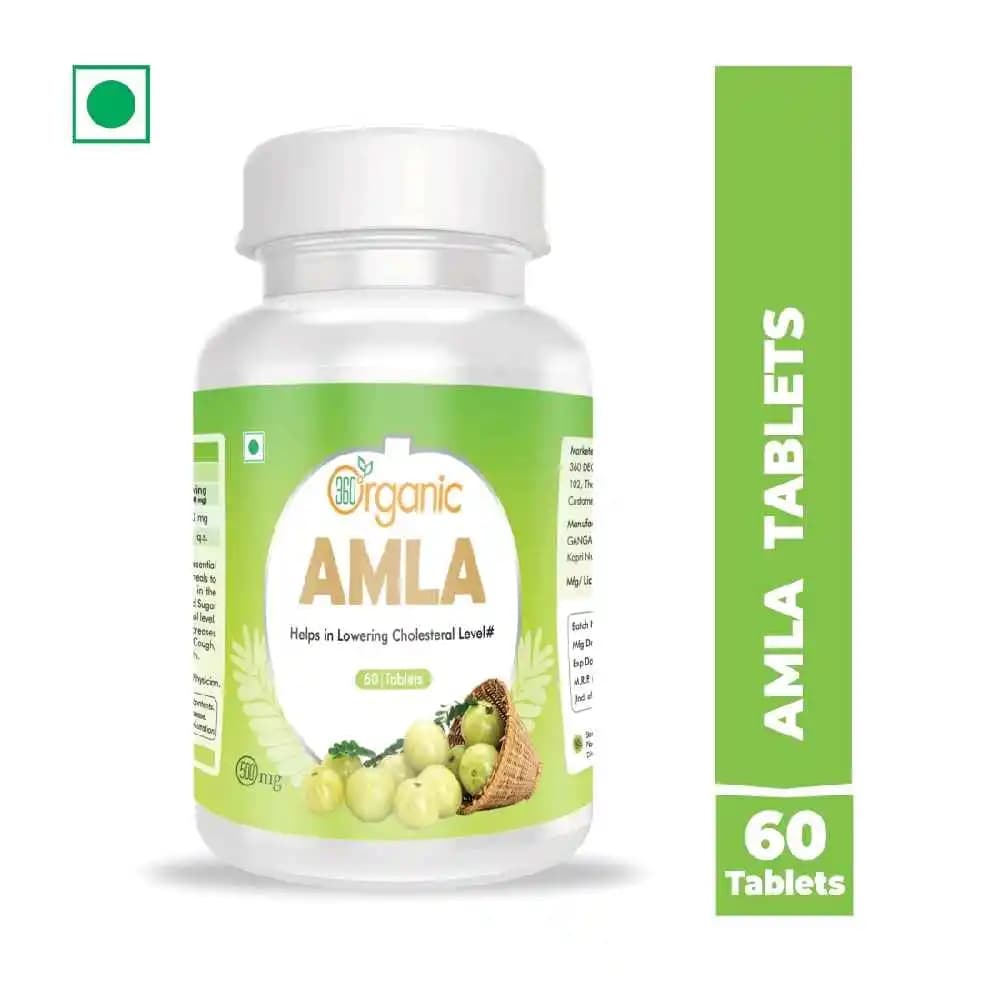 360° Organic Amla Supplement (60 Supplement)