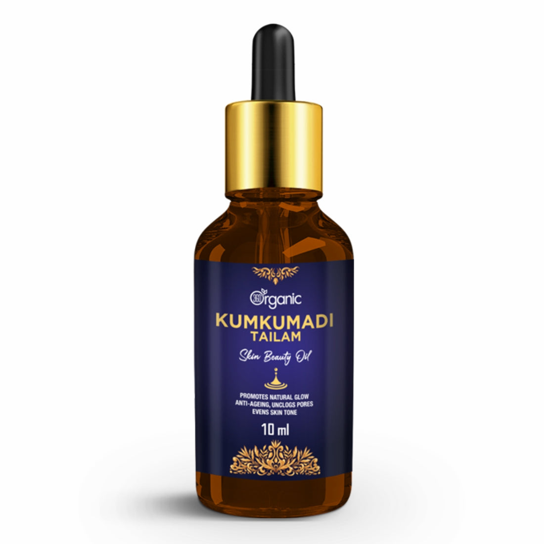 360 DEGREE ORGANIC Kumkumadi Tailam Skin Beauty Oil - 10 ml