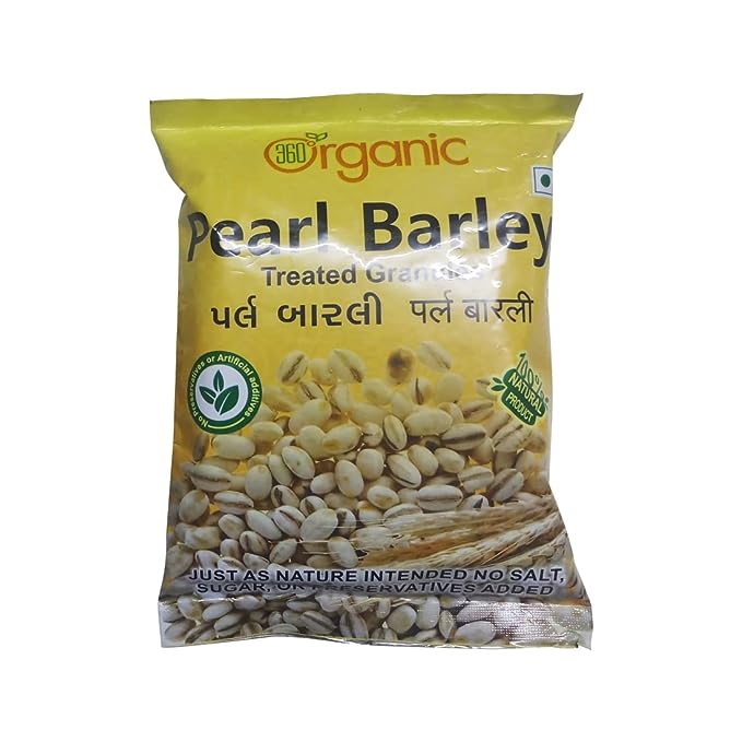 360 Degree Organic_Pearl Barley Treated Granules_ 400 gm