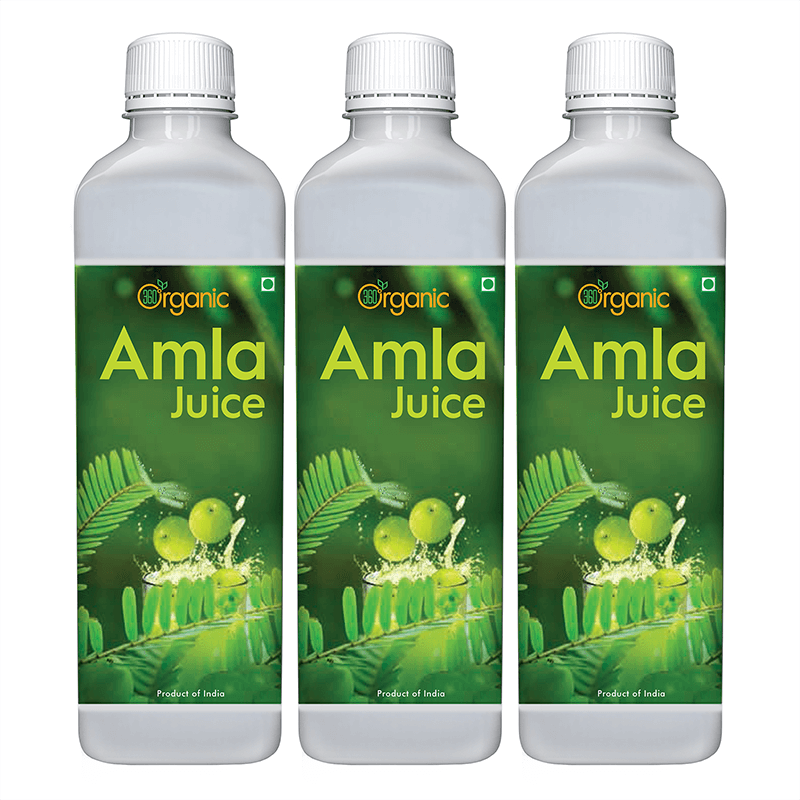 360 Degree Organic Amla Juice Natural Immunity Booster  Rich in Vitamin C  Digestion Booster - 500 ml