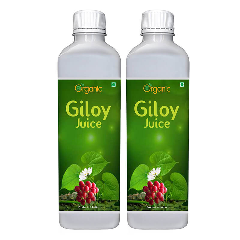 360 Degree Organic Giloy Juice for Boosts Immunity | Improves Digestion | Reduces Stress and Anxiety | Reduces Signs Of Aging - 500 ml