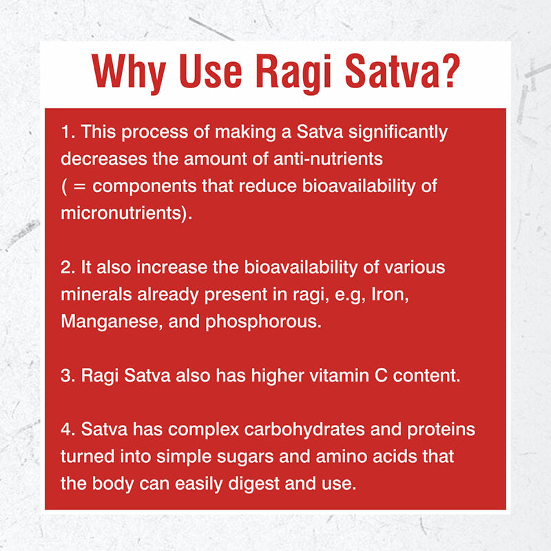 360 Degree Organic Ragi Satva Plain Ragi Healthy Food-250gm (Nachani Satva)