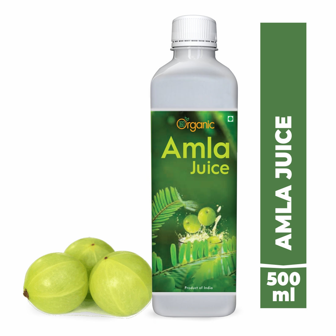 360 Degree Organic Amla Juice Natural Immunity Booster  Rich in Vitamin C  Digestion Booster - 500 ml