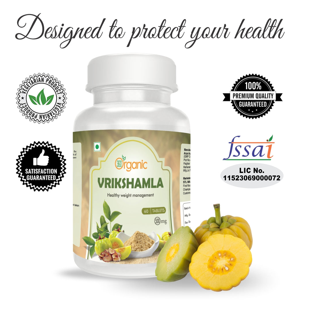 360 Degree Organic Vrukshamala Tablets  500 mg (60 Tablets)