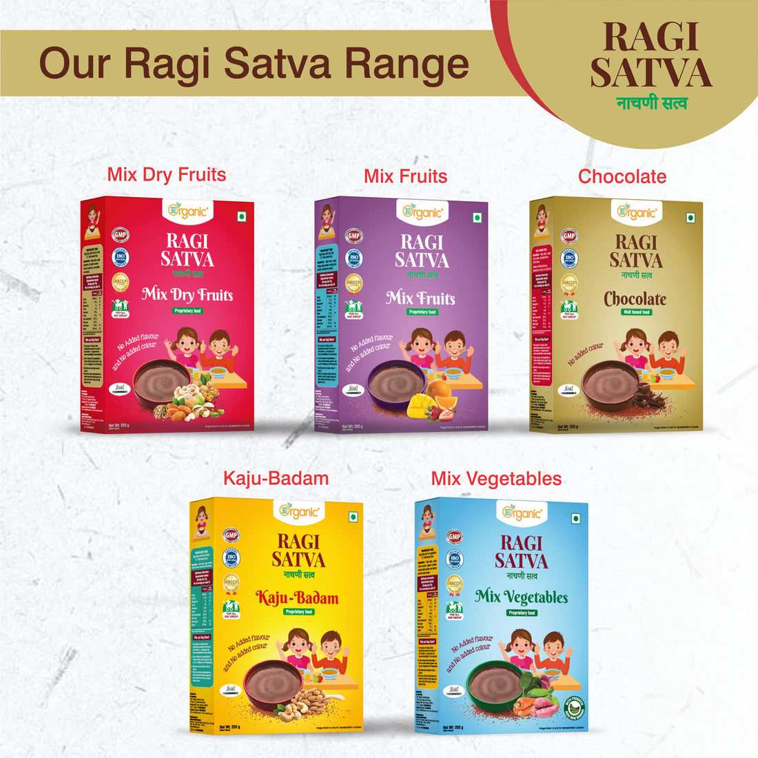 360 Degree Organic Ragi Satva Chocolate Healthy Foods (Nachani Satva ) 250gm Each (Pack Of 2)